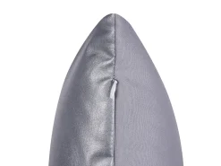 Set di 2 cuscini DIGITALIS Cotone 45 x 45 cm Grigio Trama astratta