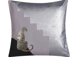 Set di 2 cuscini DIGITALIS Cotone 45 x 45 cm Grigio Trama astratta