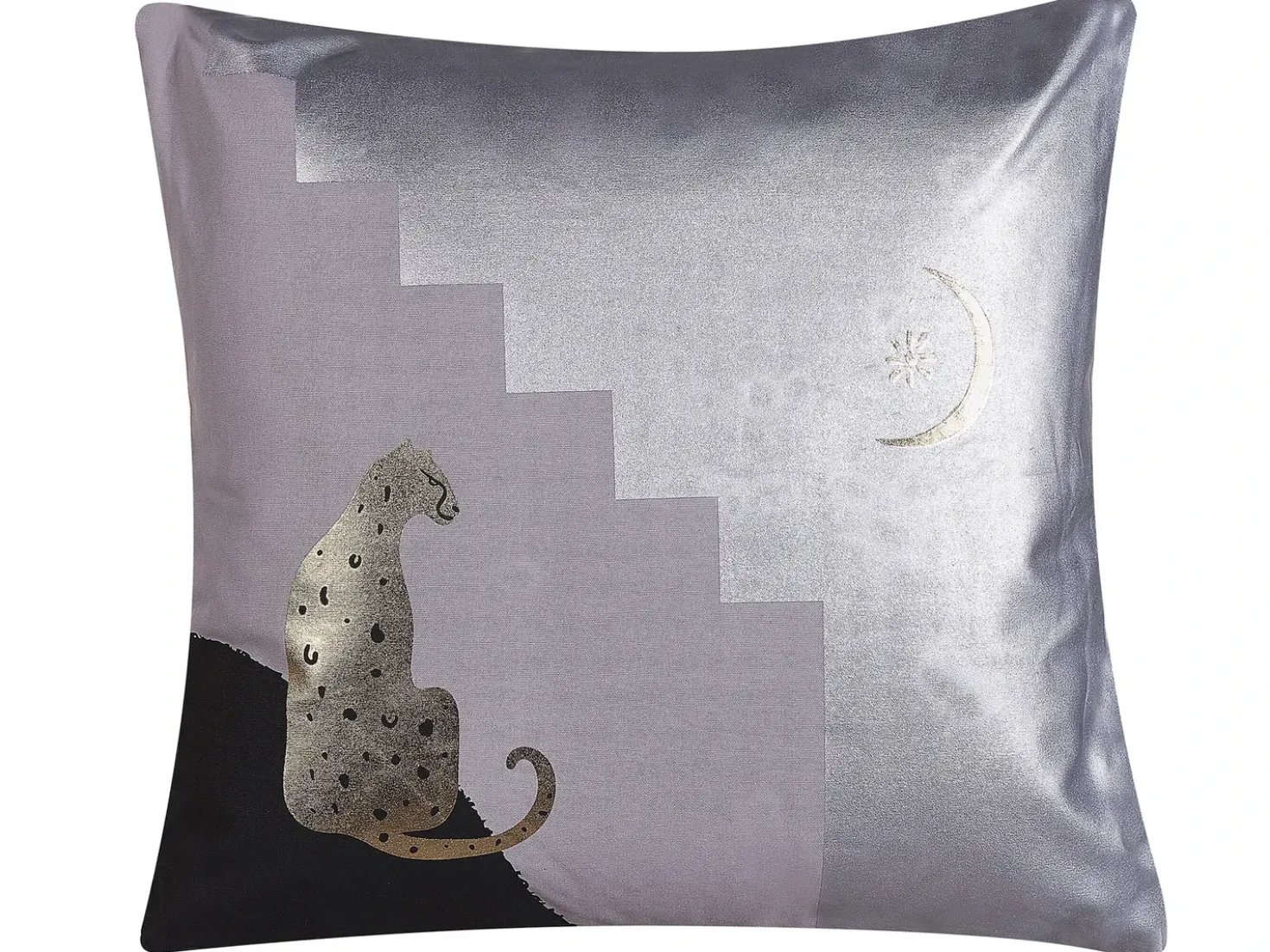 Set di 2 cuscini DIGITALIS Cotone 45 x 45 cm Grigio Trama astratta
