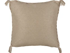 Set di 2 cuscini ERIGERON Iuta 45 x 45 cm Beige Tinta unita