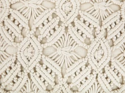 Set di 2 cuscini ESENKOY Cotone 50 x 50 cm Beige chiaro Trama geometrica