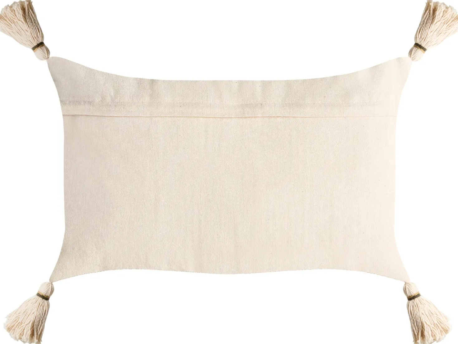 Set di 2 cuscini FAGRAEA Cotone 30 x 50 cm Beige chiaro Modello natalizio