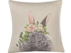 Set di 2 cuscini FATSIA Cotone 45 x 45 cm Tortora