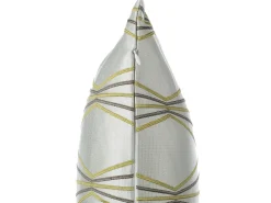 Set di 2 cuscini FENNEL 45 x 45 cm Bianco Trama geometrica