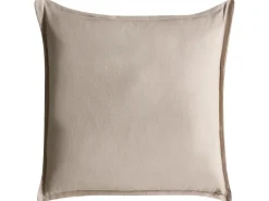 Set di 2 cuscini FERNA Cotone 45 x 45 cm Bianco/Beige Trama floreale