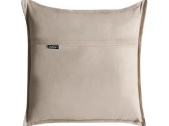 Set di 2 cuscini FERNA Cotone 45 x 45 cm Bianco/Beige Trama floreale