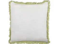 Set di 2 cuscini FILIX Cotone 45 x 45 cm Verde Trama floreale