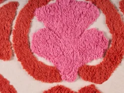 Set di 2 cuscini FRAKSINUS Cotone 30 x 50 cm Rosa Trama geometrica