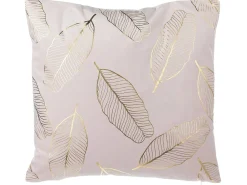 Set di 2 cuscini FREESIA Velluto 45 x 45 cm Rosa Trama di piante