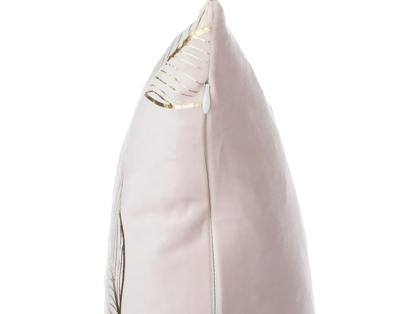 Set di 2 cuscini FREESIA Velluto 45 x 45 cm Rosa Trama di piante