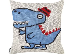 Set di 2 cuscini GAMBIR Cotone 45 x 45 cm Blu