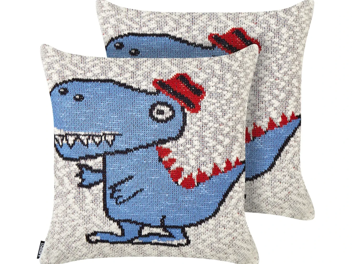 Set di 2 cuscini GAMBIR Cotone 45 x 45 cm Blu