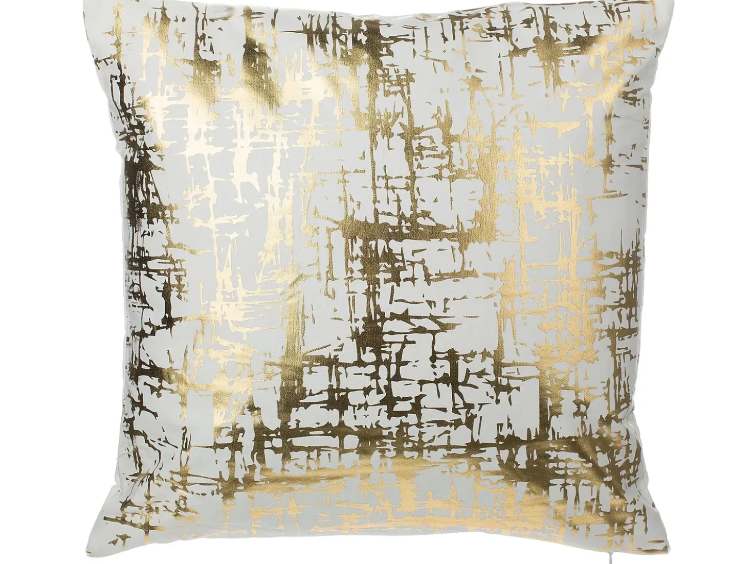 Set di 2 cuscini GARDENIA Cotone 45 x 45 cm Oro Trama astratta