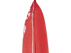 Set di 2 cuscini GINGERBREAD Cotone 45 x 45 cm Rosso Modello natalizio