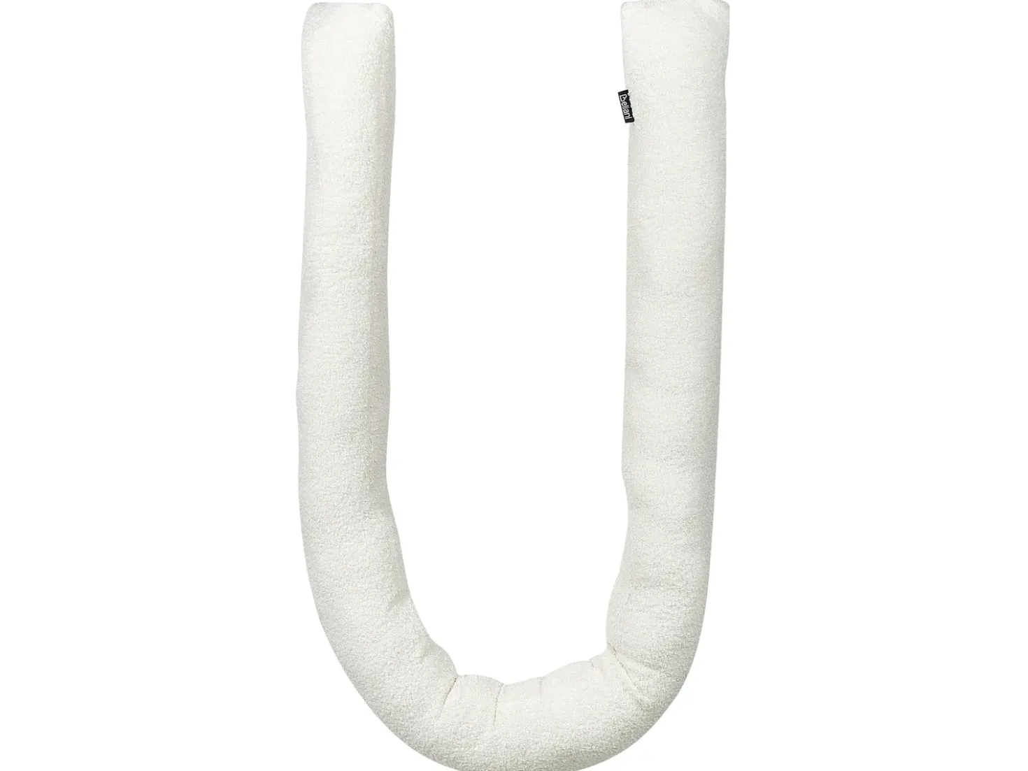Set di 2 cuscini GLADIOLUS Bouclé 172 x 14 cm Bianco sporco Tinta unita