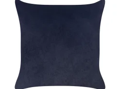Set di 2 cuscini GOLDENROD Velluto 45 x 45 cm Nero Trama di piante