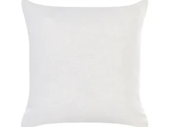 Set di 2 cuscini GOLDENROD Velluto 45 x 45 cm Bianco Trama di piante