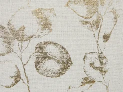 Set di 2 cuscini GOMPHRENA 45 x 45 cm Beige chiaro Trama di piante