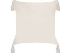 Set di 2 cuscini HAKONE 42 x 42 cm Tortora Trama geometrica