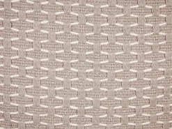 Set di 2 cuscini HAKONE 42 x 42 cm Tortora Trama geometrica