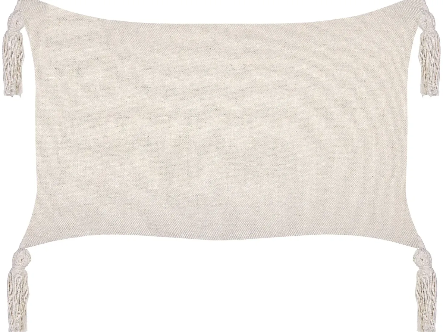 Set di 2 cuscini HAKONE 45 x 25 cm Tortora Trama geometrica