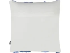 Set di 2 cuscini HAZEL Cotone 45 x 45 cm Bianco Trama geometrica