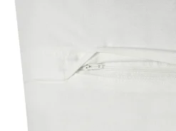 Set di 2 cuscini HAZEL Cotone 45 x 45 cm Bianco Trama geometrica