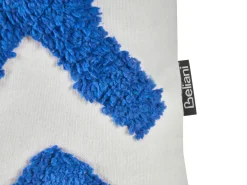 Set di 2 cuscini HAZEL Cotone 45 x 45 cm Bianco Trama geometrica