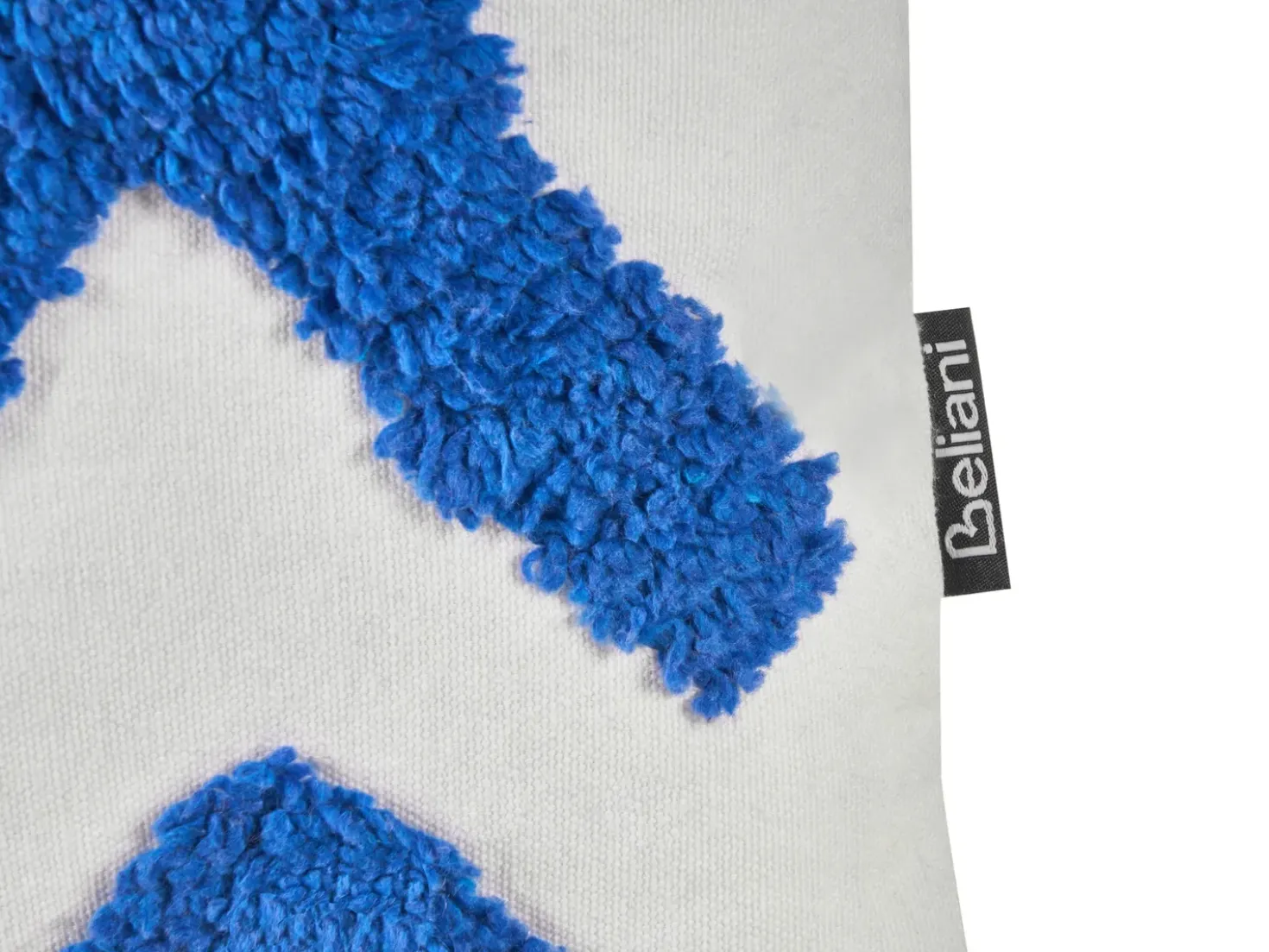 Set di 2 cuscini HAZEL Cotone 45 x 45 cm Bianco Trama geometrica