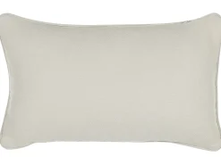 Set di 2 cuscini HELIOTROPE 30 x 50 cm Bianco Tinta unita