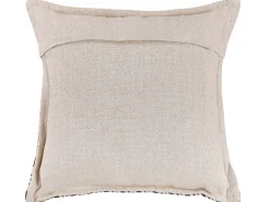 Set di 2 cuscini HENTEPE Cotone 45 x 45 cm Nero Trama geometrica
