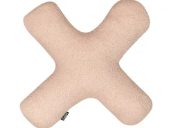 Set di 2 cuscini HESPERIS Bouclé Rosa pastello Tinta unita