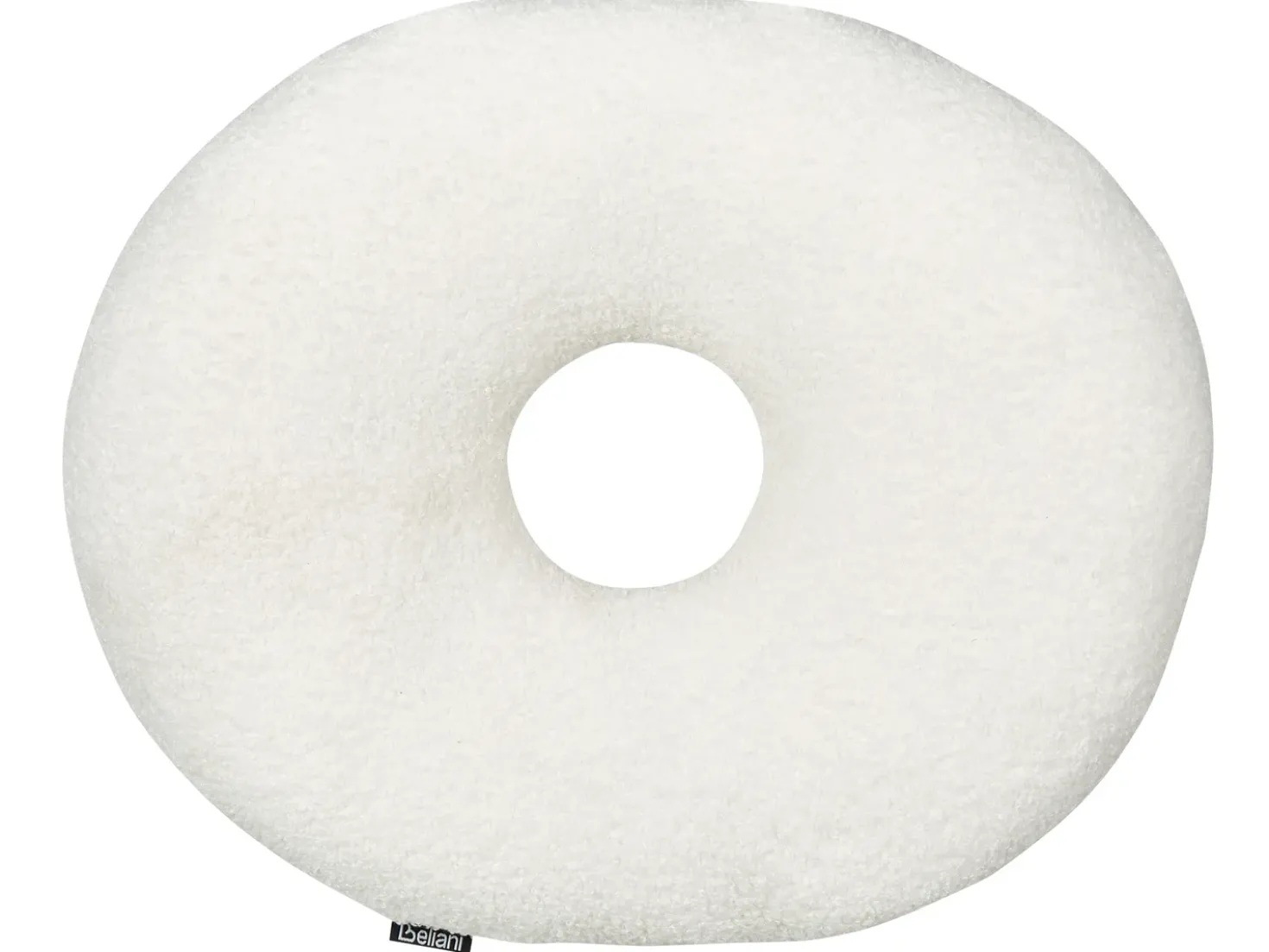 Set di 2 cuscini HESPERIS Bouclé Bianco sporco Tinta unita