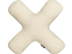 Set di 2 cuscini HESPERIS Bouclé Beige Tinta unita