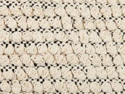 Set di 2 cuscini HOWEA Cotone 45 x 45 cm Beige Trama geometrica