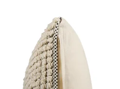 Set di 2 cuscini HOWEA Cotone 45 x 45 cm Beige Trama geometrica
