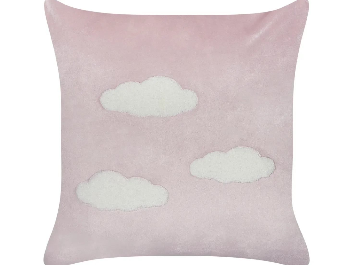 Set di 2 cuscini IPOMEA Velluto 45 x 45 cm Rosa