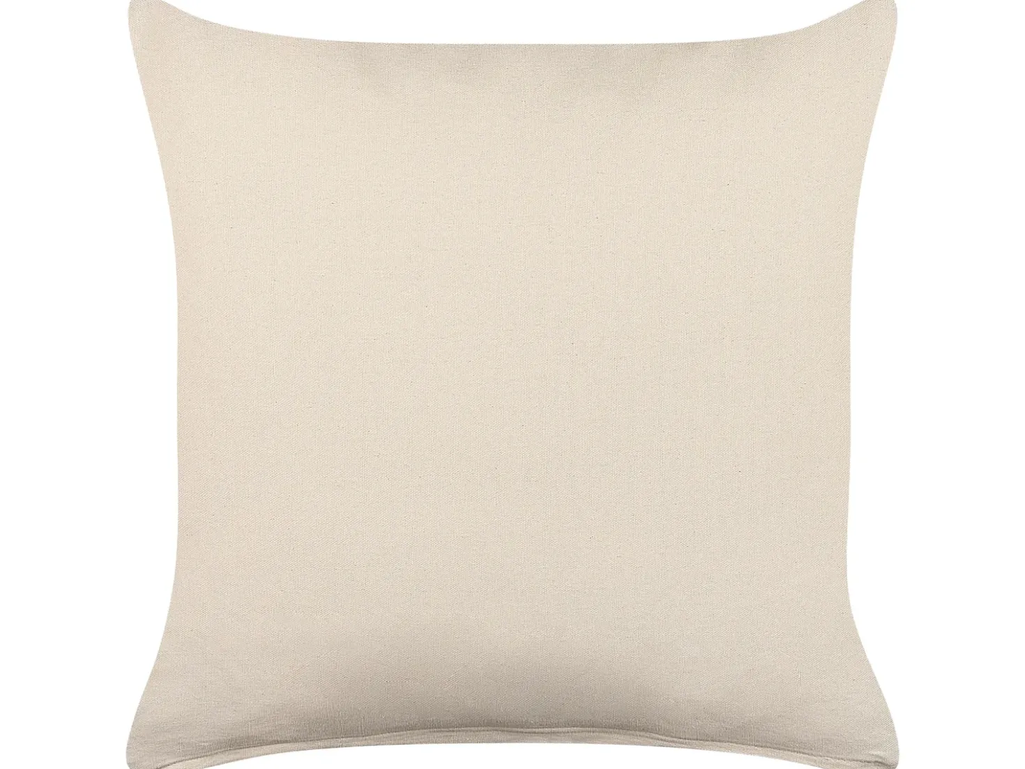 Set di 2 cuscini IRESINE Cotone 45 x 45 cm Beige Trama geometrica