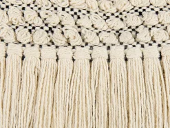 Set di 2 cuscini IRESINE Cotone 45 x 45 cm Beige Trama geometrica