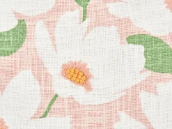 Set di 2 cuscini JATROPHA Cotone 45 x 45 cm Rosa Trama floreale