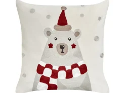 Set di 2 cuscini JELLIES Velluto 45 x 45 cm Bianco sporco