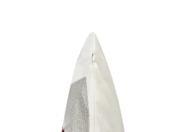Set di 2 cuscini JELLIES Velluto 45 x 45 cm Bianco sporco