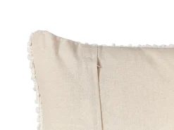 Set di 2 cuscini JOARA Cotone 45 x 45 cm Beige chiaro Tinta unita