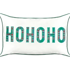 Set di 2 cuscini JOYCANDY Cotone 30 x 50 cm Bianco Modello natalizio