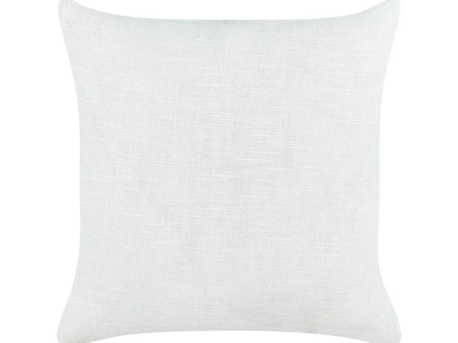 Set di 2 cuscini KANPAS Lino 50 x 50 cm Grigio A strisce