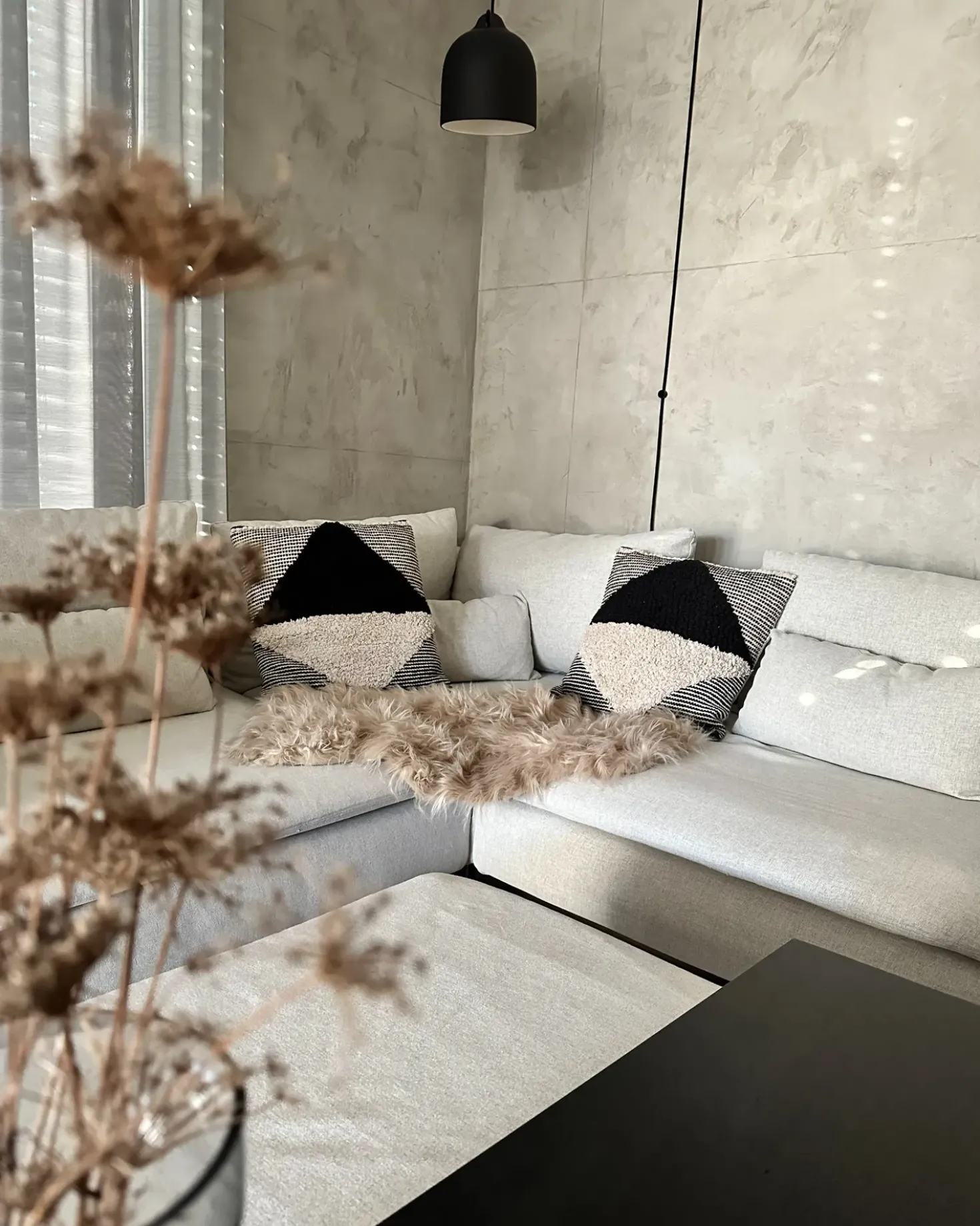 Set di 2 cuscini KHORA Cotone 50 x 50 cm Nero Trama geometrica