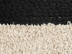 Set di 2 cuscini KHORA Cotone 50 x 50 cm Nero Trama geometrica