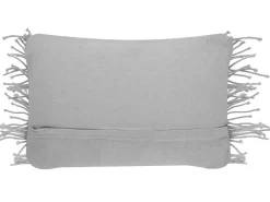 Set di 2 cuscini KIRIKKALE Cotone 30 x 45 cm Grigio Trama geometrica