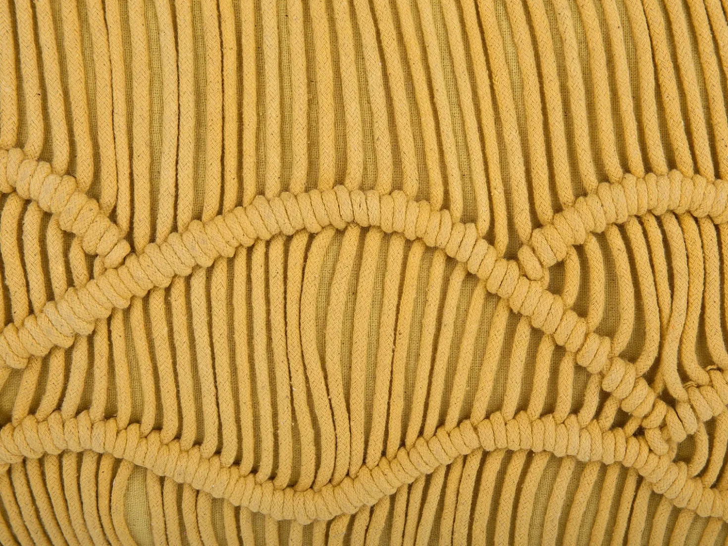Set di 2 cuscini KIRIS Cotone 30 x 50 cm Giallo Trama geometrica