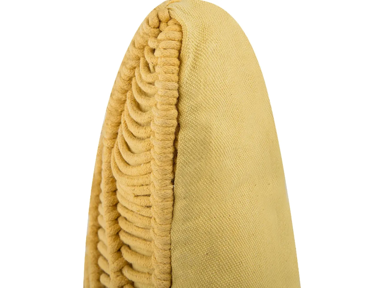Set di 2 cuscini KIRIS Cotone 30 x 50 cm Giallo Trama geometrica